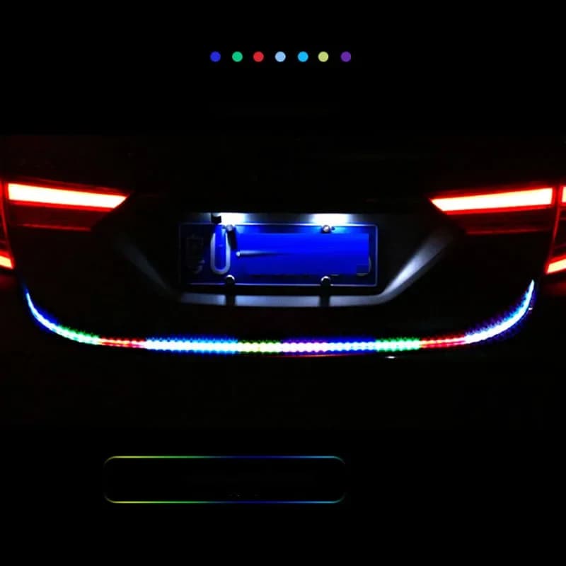 Per Geely Geometry C 2024 2025 2022 Bagagliaio di un'auto Luce 12V Freno Indicatore di direzione Lampada Streamer dinamico Avvertimento di retromarcia Strisce LED Merci
