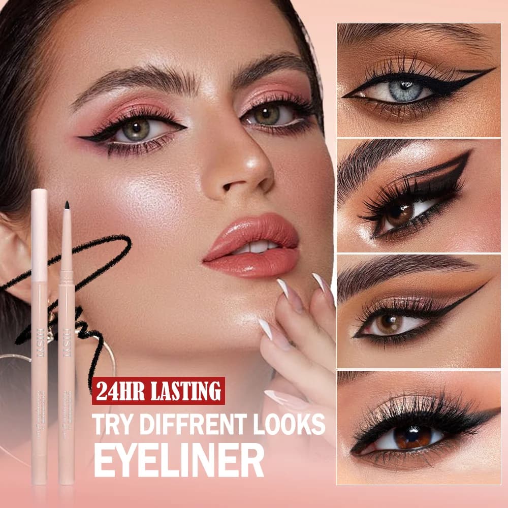 Matita gel for smooth eyeliner Long lasting waterproof Ultra-fine Natural Soft Without drooping black brown eyeliner pen for eyes