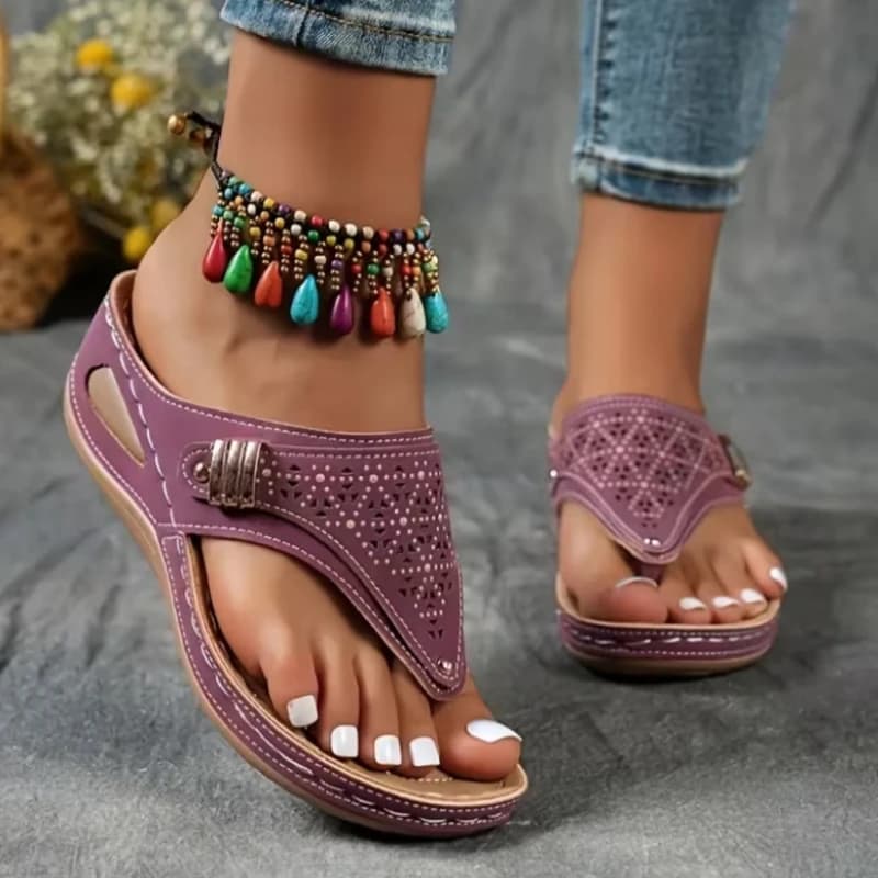 New Summer Women Wedge Sandals Open Toe Outdoor Flip Flops Fashion Casual Designer Shoes Slip on Platform Sandals Slides Women
