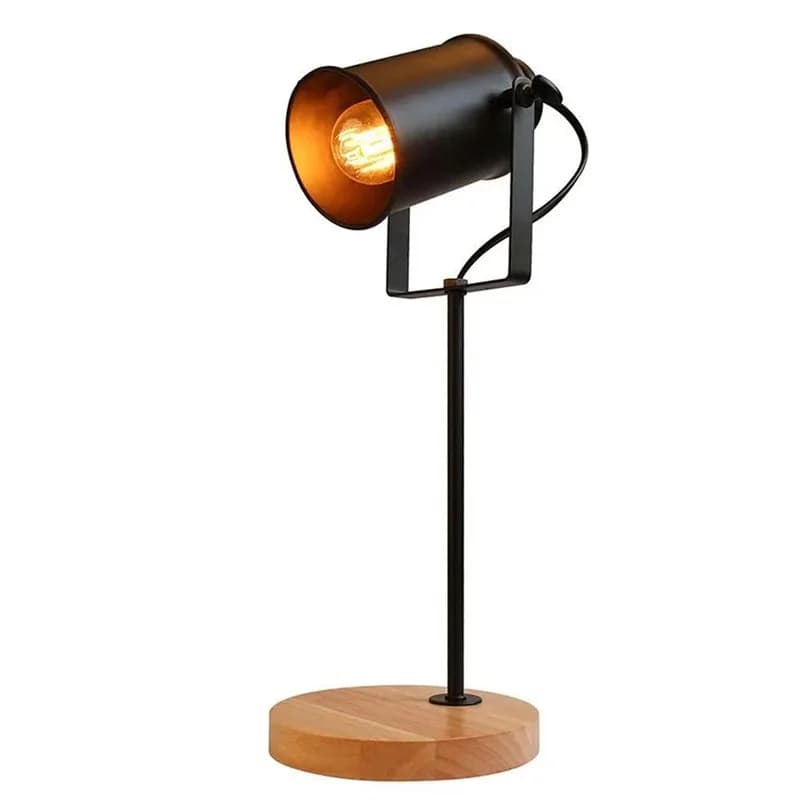 Lampada da tavolo moderna semplice nordica per soggiorno Lampada da scrivania per camera da letto a luce nera Studio Lettura Arte del ferro Paralume dorato E27 Lampada da terra