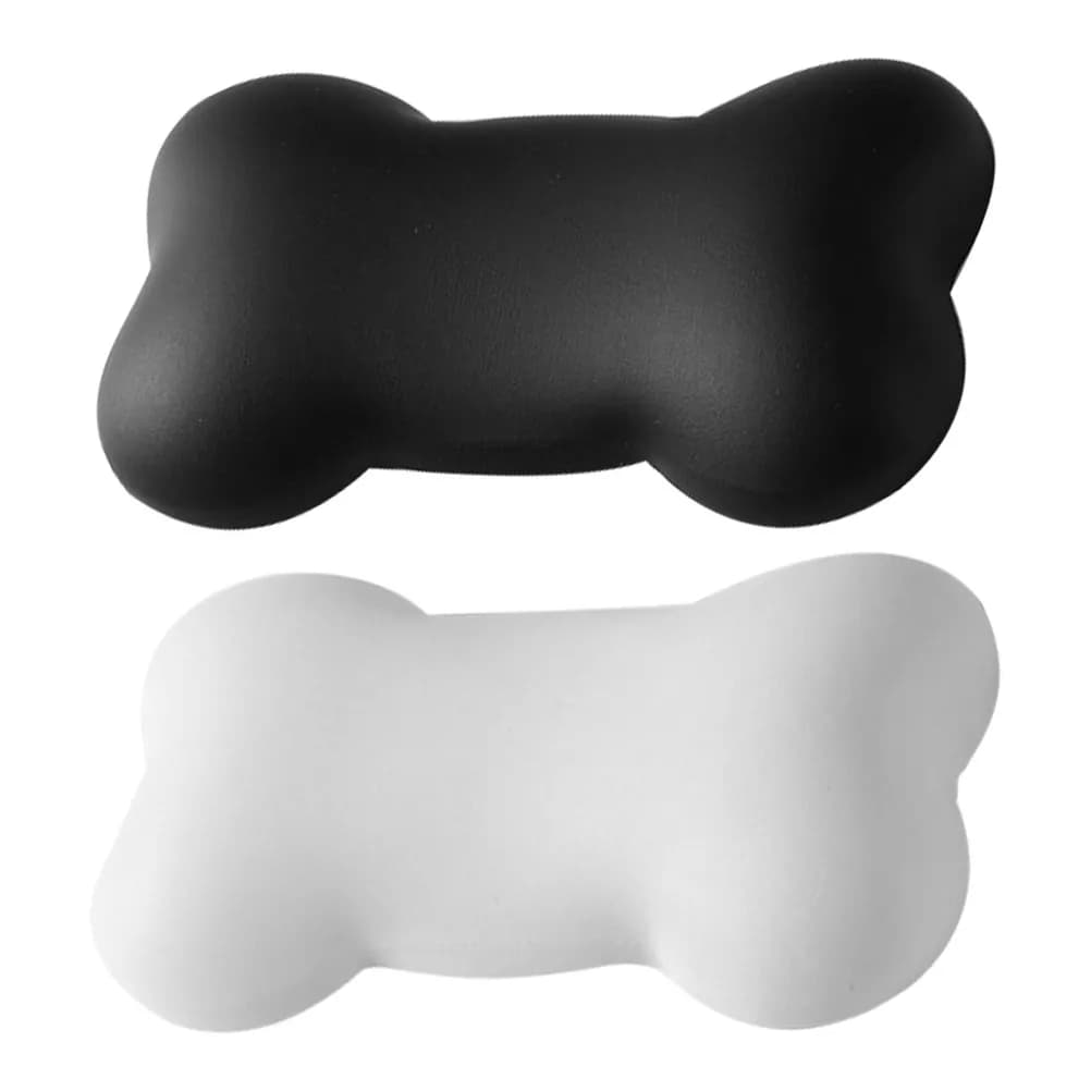 Set di 2 Poggiapolsi per Tastiera, Comodi e Antiscivolo, Supporto Ergonomico per Casa e Ufficio, Cuscino da Scrivania per Mouse