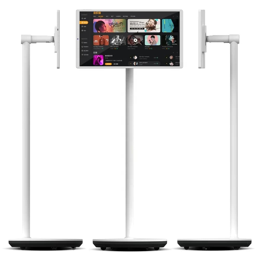2024 mini proiettore digitale a led per suini Android Smart TV LCD da 21,5 pollici stand by me touch screen per portle