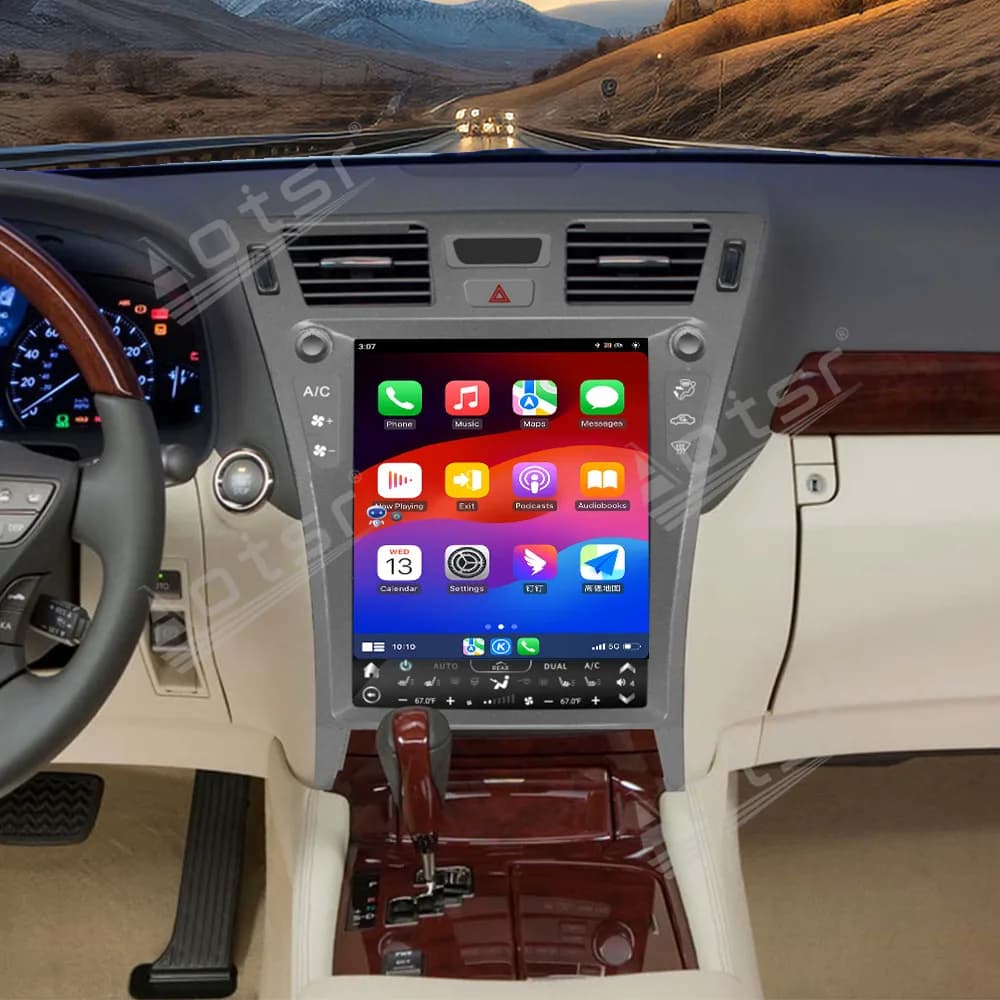 12.3"Touch Screen Android Car Radio For Lexus LS 460 GPS Auto Navi Audio Video Multimedia Carplay Player Stereo Head Unit DSP