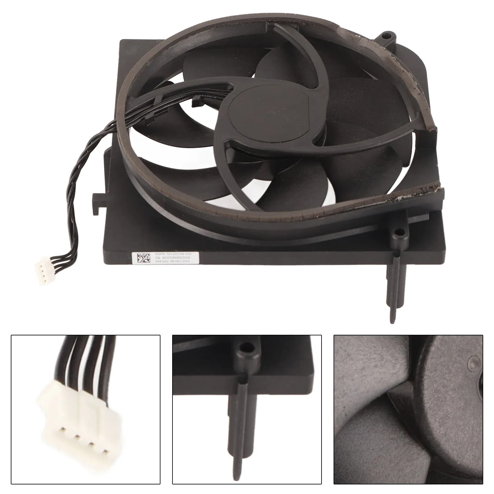 Internal Fan Internal Cooling Fan Replacement Compact Cooling Fan Parts for Xbox Series S Game Consoles Replacement Internal Fan