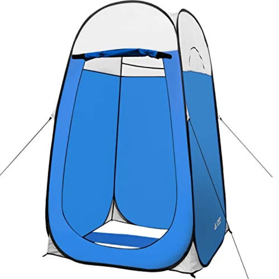 Tenda doccia pop-up, spogliatoio portatile, cabina per la privacy, riparo da campeggio, 4' x 4' x 78" H, spazio extra-large