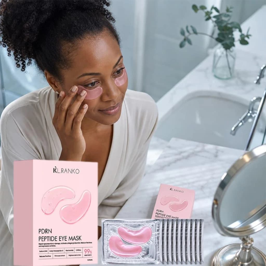 Improve Fine Lines Dark Circles Firming Eye Care Korean Brightening Nourishing Eye Patch KL.RANKO PDRN Collagen Peptide Eye Mask