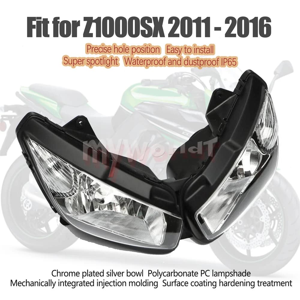Misura Per Kawasaki Z1000SX 2011 - 2016 Gruppo Faro Del Motociclo Faro Luce Z1000 SX 2015 2014 2013 2012