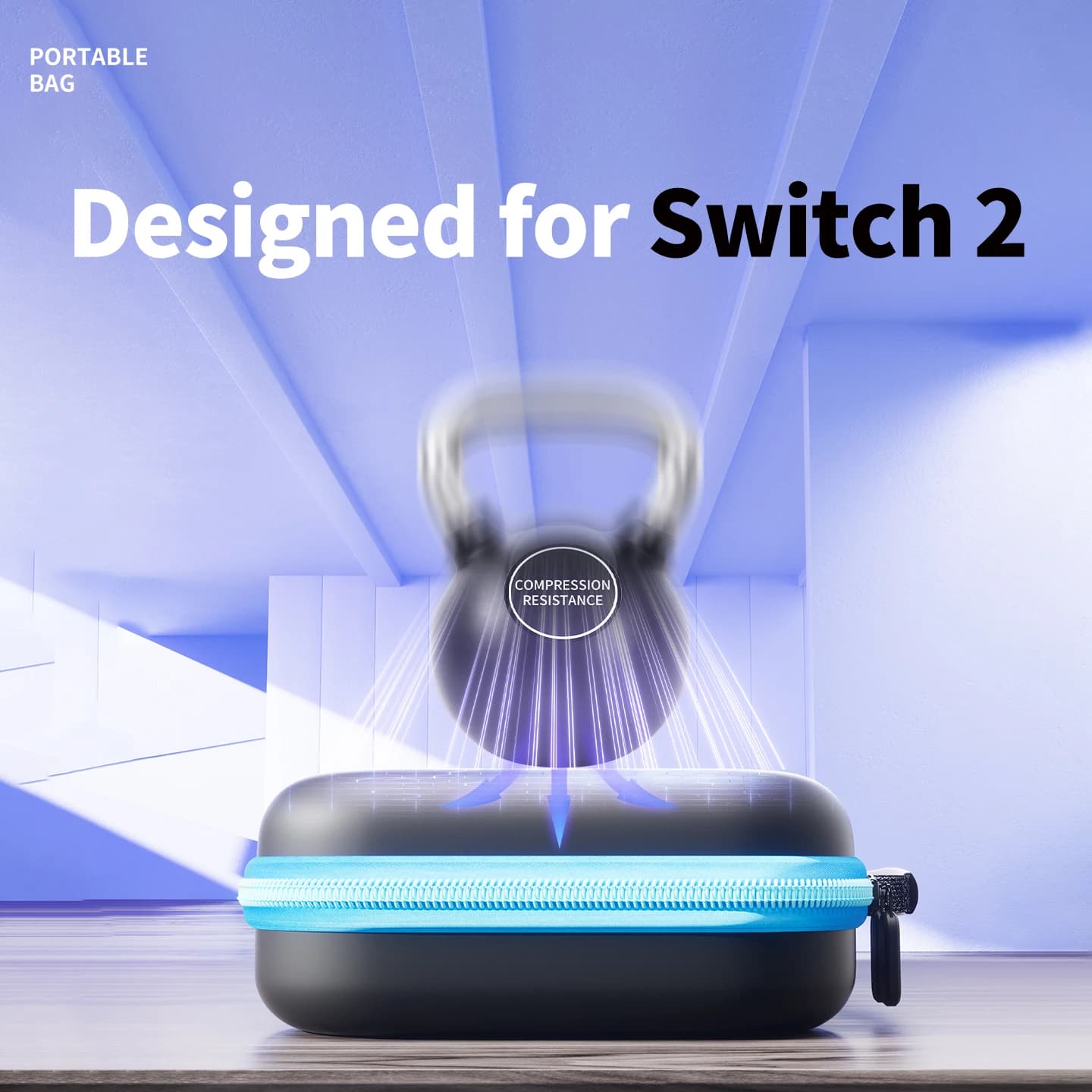 Carrying Case for Nintendo Switch 2 Model(2025), Portable Hard Shell Pouch Carrying Travel Game Bag for Nintendo Switch 2