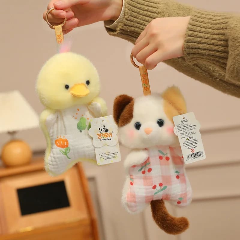 New Good Quality And Cute Bean Bag Plush Toy Cartoon Animal Doll Monkey Frog Cat Fox Panda Furry Forest Animals Birthday Gift