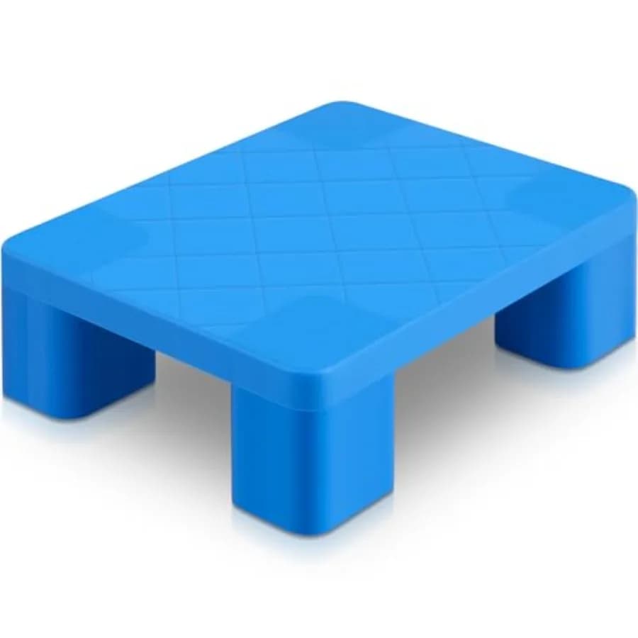 Briwooody Pallet in Plastica Impermeabile, Leggero e Resistente all'Usura, per Stoccaggio in Seminterrato, Cartoni, Fusti d'Olio e Scaffalature