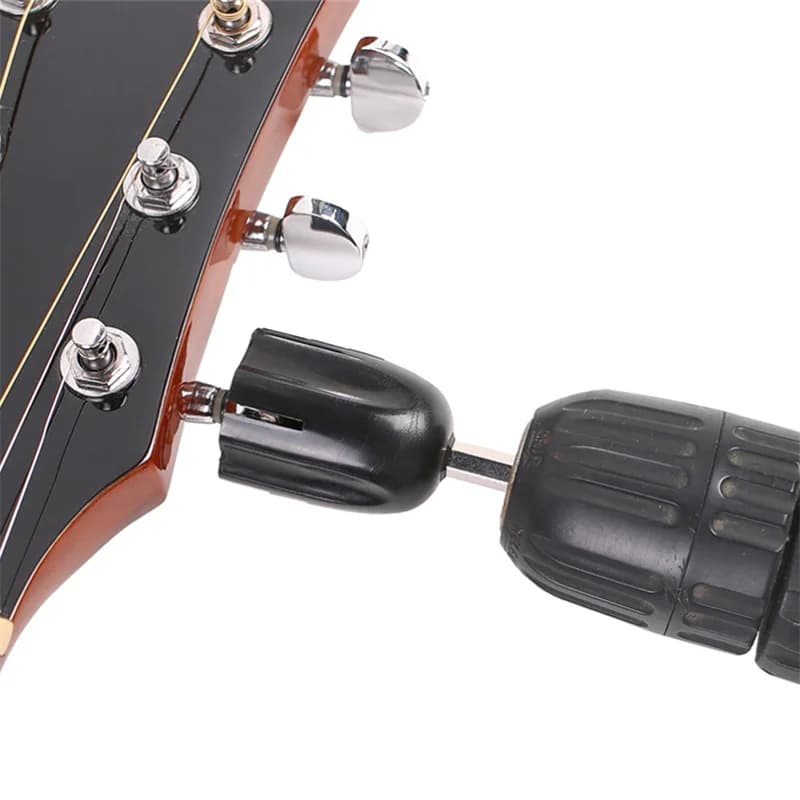 Adattatore per trapano per avvolgicorde per chitarra elettrica, strumento per cambio rapido delle corde per chitarra acustica, classica e ukulele