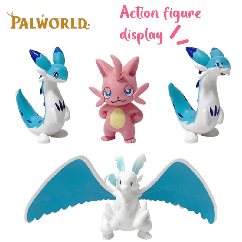 New Palworld Chillet Cryolinx Cattiva hand-made doll ornaments high color value creative personality exquisite doll table gifts