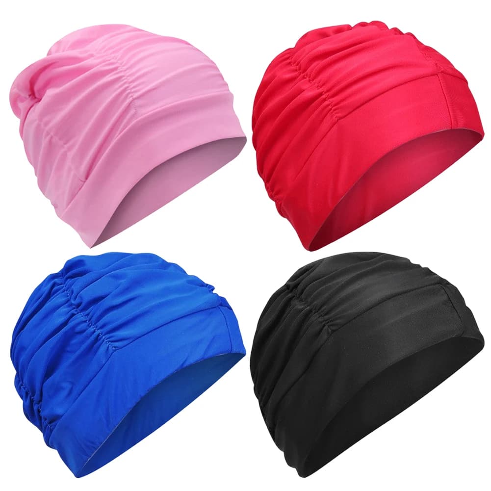 Adult Swim Headphones for Women Polyester Swimwear Comfortable Swim Headphones Long Hair Ear Covers Fabrics Extensions Curls