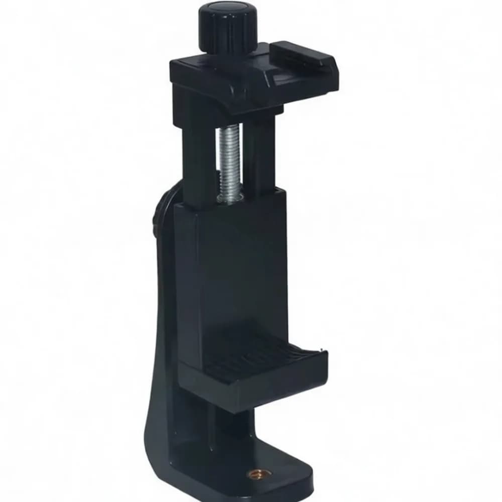 Universal Phone Tablet Holder 360 Rotation Stand Clip For Live Streaming Video Recording Photography Tripod Mount Adapter
