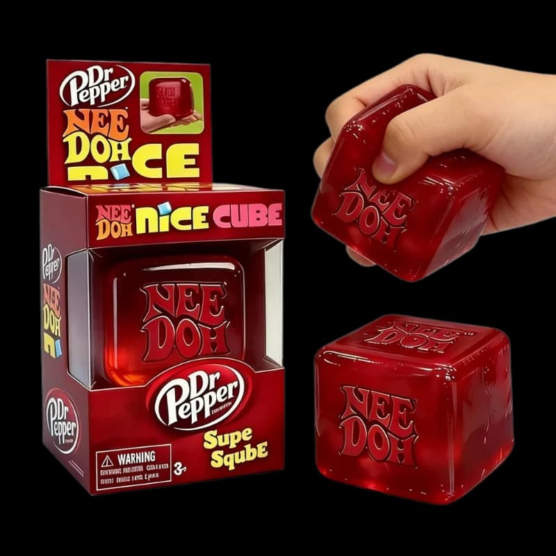 .Hotsale Needoh Nice Cube Sensory Squeezing Toy Cube for Stress relief and Fingertip Release Toy for Adult Pinching and Playing