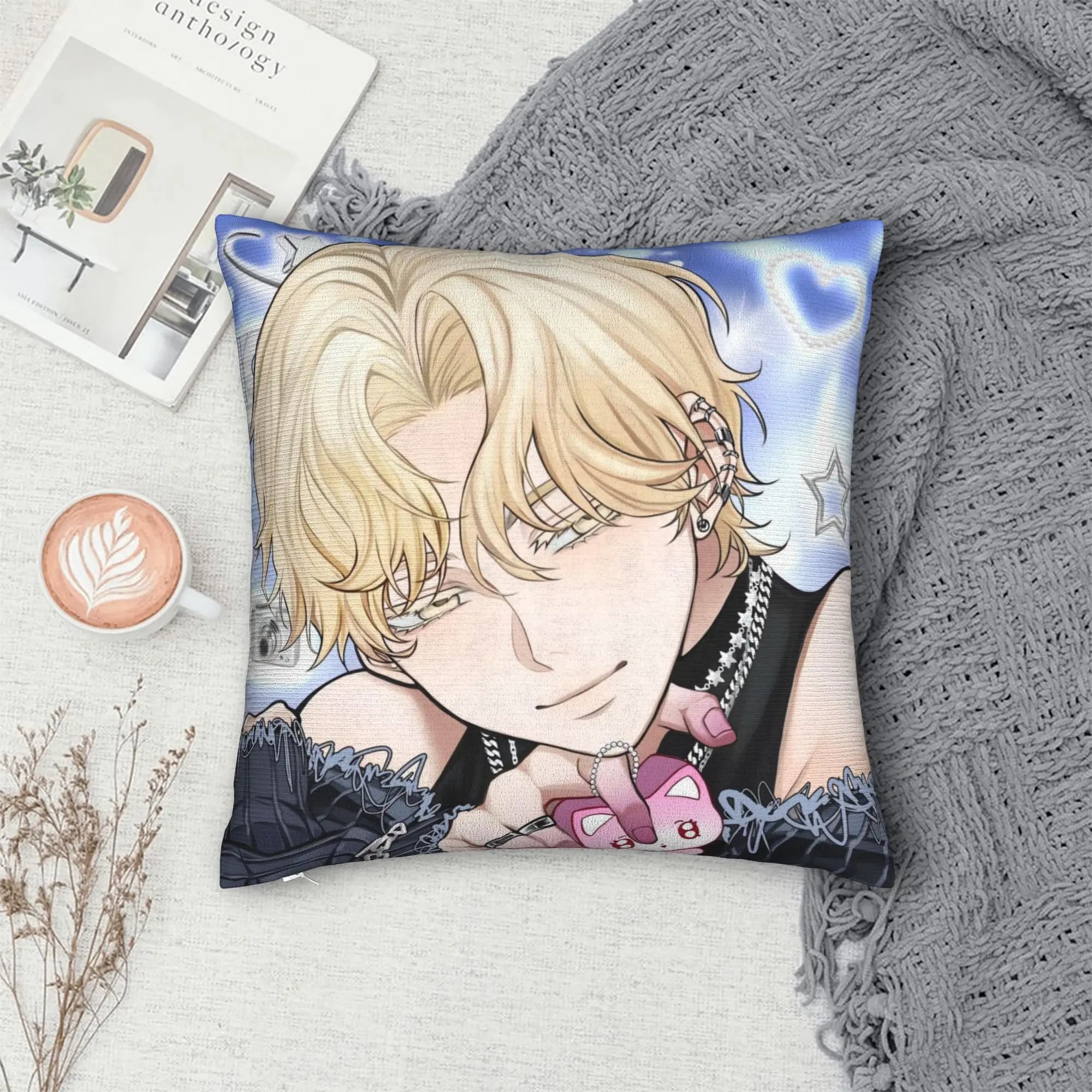 Kawaii Chibi LUKA Hot Anime ALIEN STAGE Pillow Case Fashion Pillow Cover Comfy Pillowcases For Couch Sofa Bedroom
