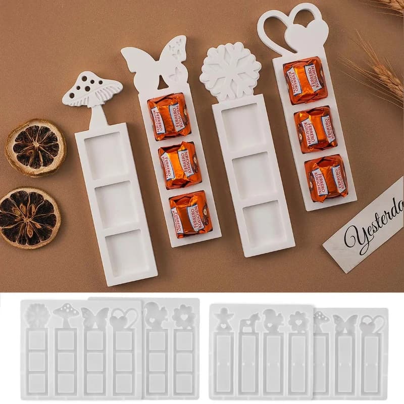 Chocolate Cash Gift Box Silicone Mold DIY Handmade Heart Angel Holder Plaster Concrete Resin Craft Casting Molds Home Decor