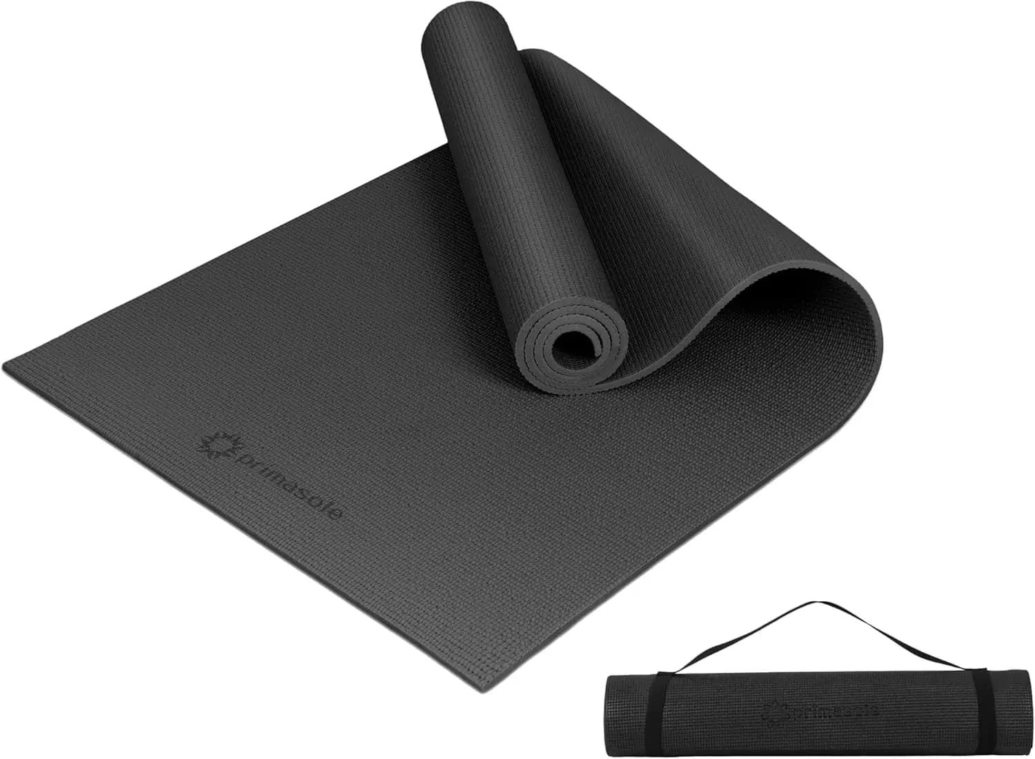 Tappetino da yoga antiscivolo con tracolla per pilates, fitness e allenamenti a terra a casa o in palestra - 9 colori