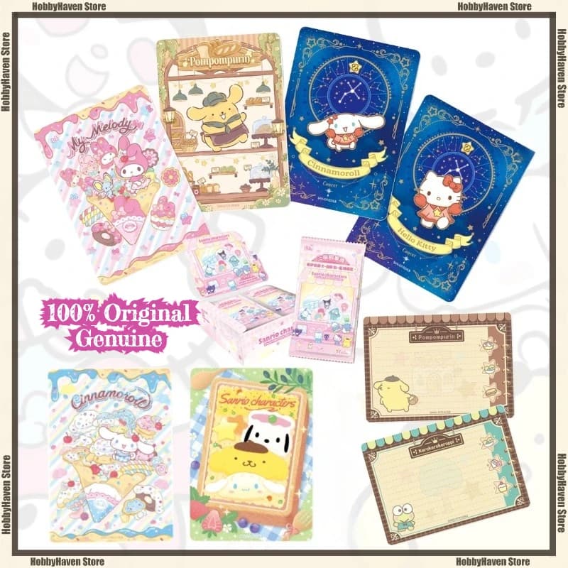 Disponibile Gioco di carte Sanrio Family 2nd Cute Dream Collection Card Fun Movie Pack Mijing Glassa Collezione periferica Regalo