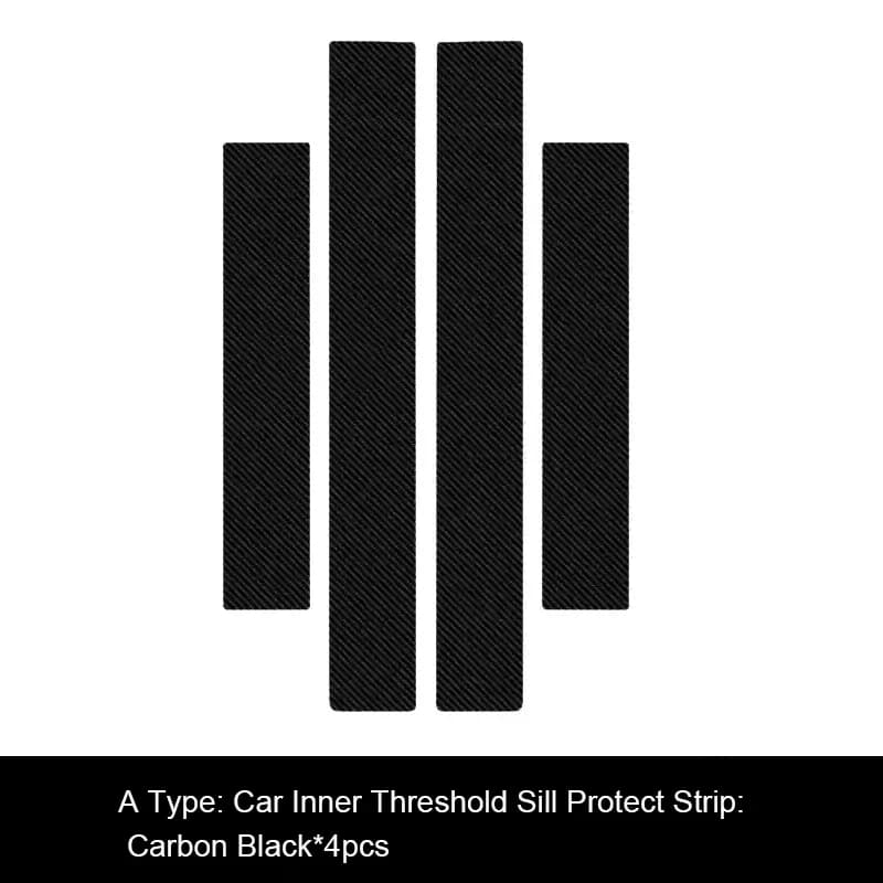 For SKYWORTH HT-i 2023-2026 Car B-Pillar Door Trunk Protect Sill Pad PU Leather Anti-Kicks Mat Scratch Sticker Accessory