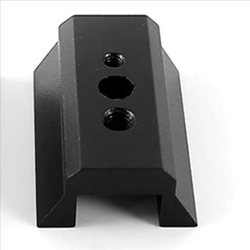 A64T-4X Piastra per binario a coda di rondine Base per telescopio Distanziatore Astronomia Accessori per montaggio su telescopio Guida Binario a coda di rondine, Nero