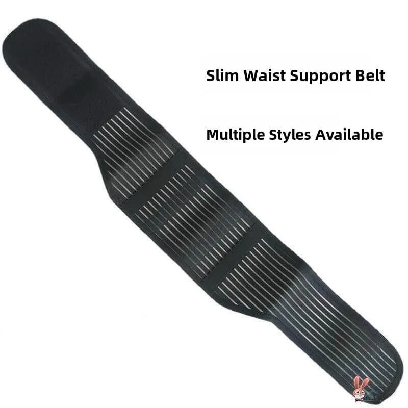 Nuova Cintura di Supporto Lombare Sportiva da Uomo con Gancio, Cintura Addominale per Corsa e Fitness, Fascia di Supporto per Addome