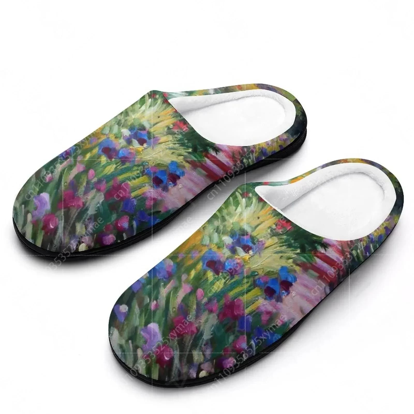 MONET 8 Sandals Plush Casual Shoes Hot Thermal Shoes Cotton Winter Slippers for Men and Women Rubber Sole