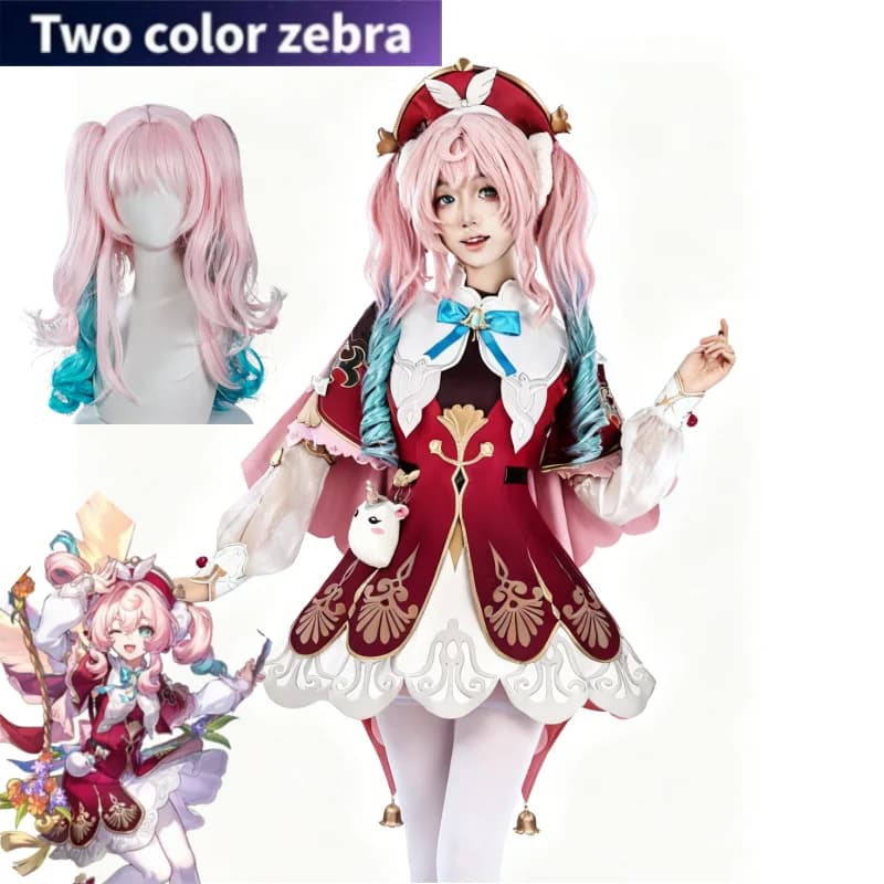 Honkai Star Rail Game Hyacine Costume Cosplay Wig Uniform Hat Set Full Set Inflatable Princess Dress Carnival Christmas Party Dresses