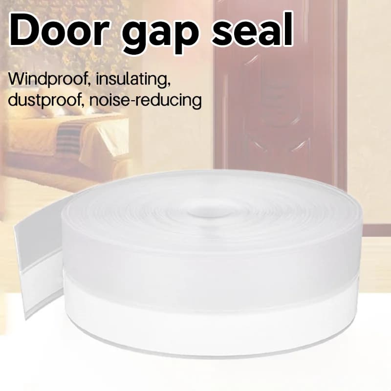Nastro sigillante in silicone Nastro isolante antispiffero inferiore Resistente alle intemperie Insonorizzato per porta o finestra Bagno Doccia