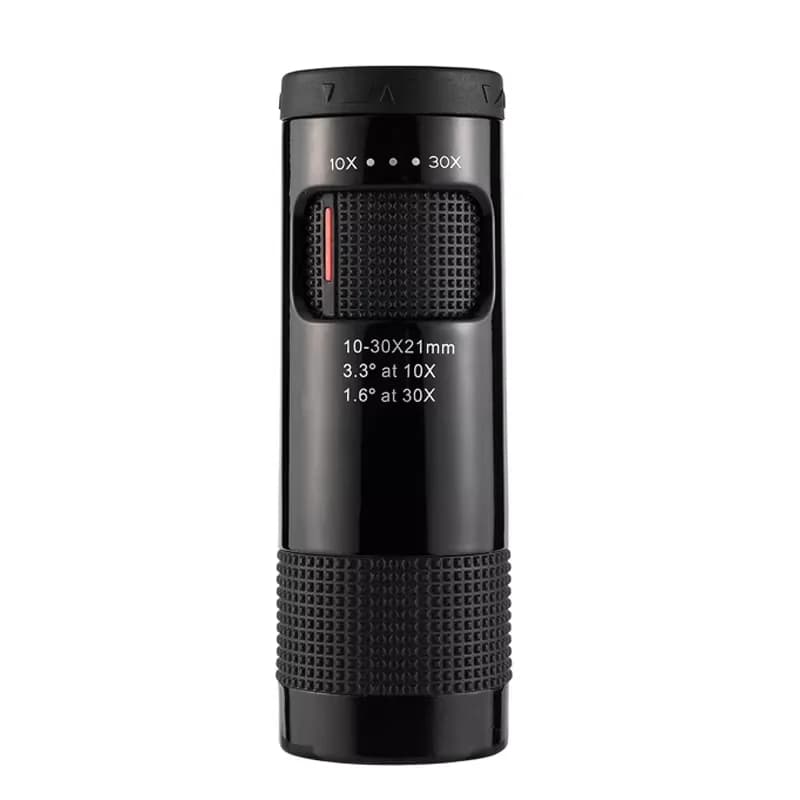 Mini Telescopio Monoculare ad Alta Potenza 10-30x21 - Cannocchiale Portatile per Viaggi, Escursioni e Osservazione della Fauna Selvatica