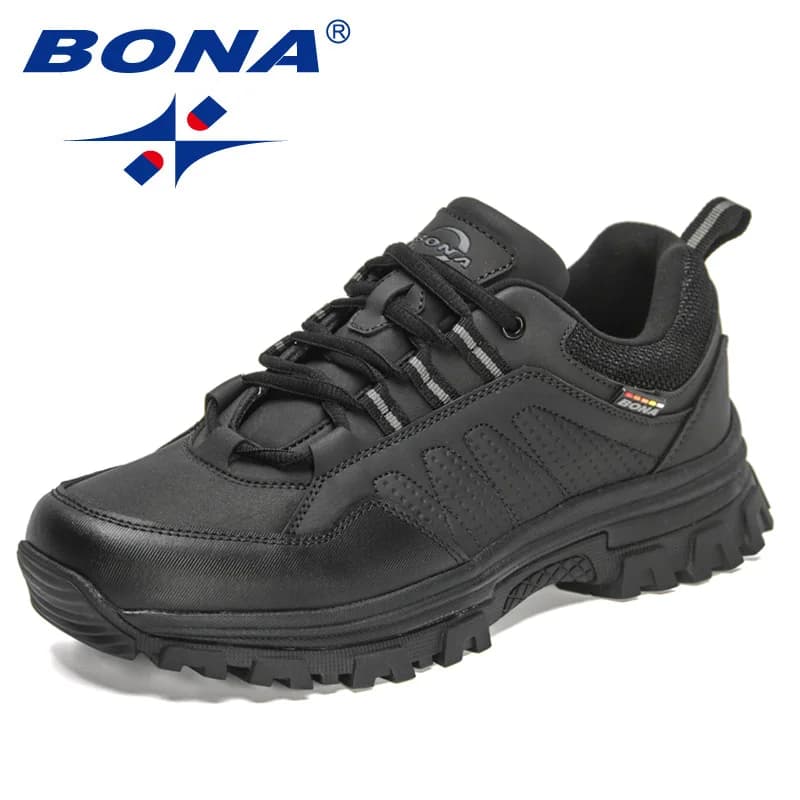 BONA 2022 new designer Trekking shoes men's Trekking Outdoor Trail Sneakers men's non-slip climbing shoes breathable Mansculino