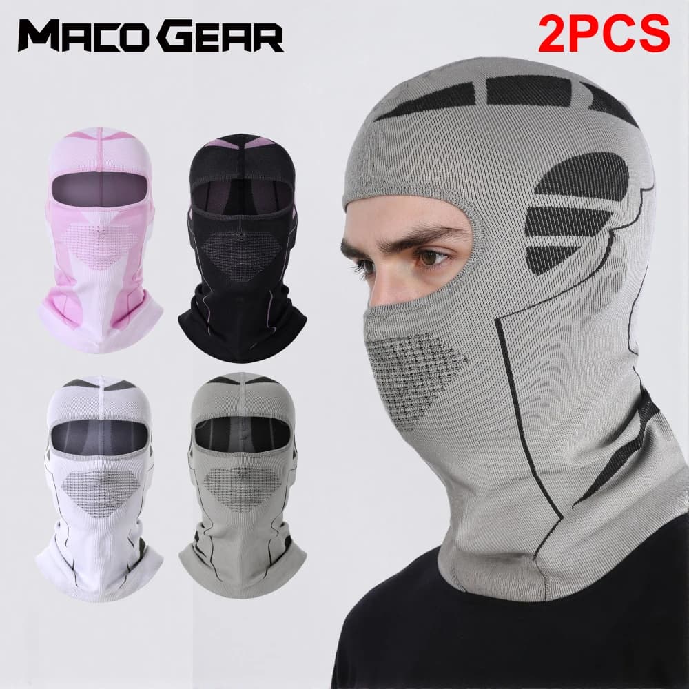Passamontagna Invernale Caldo per Moto, Maschera Integrale Traspirante, Antivento, Sottocasco per Sci, Cappuccio Sportivo per Ciclismo e Equitazione