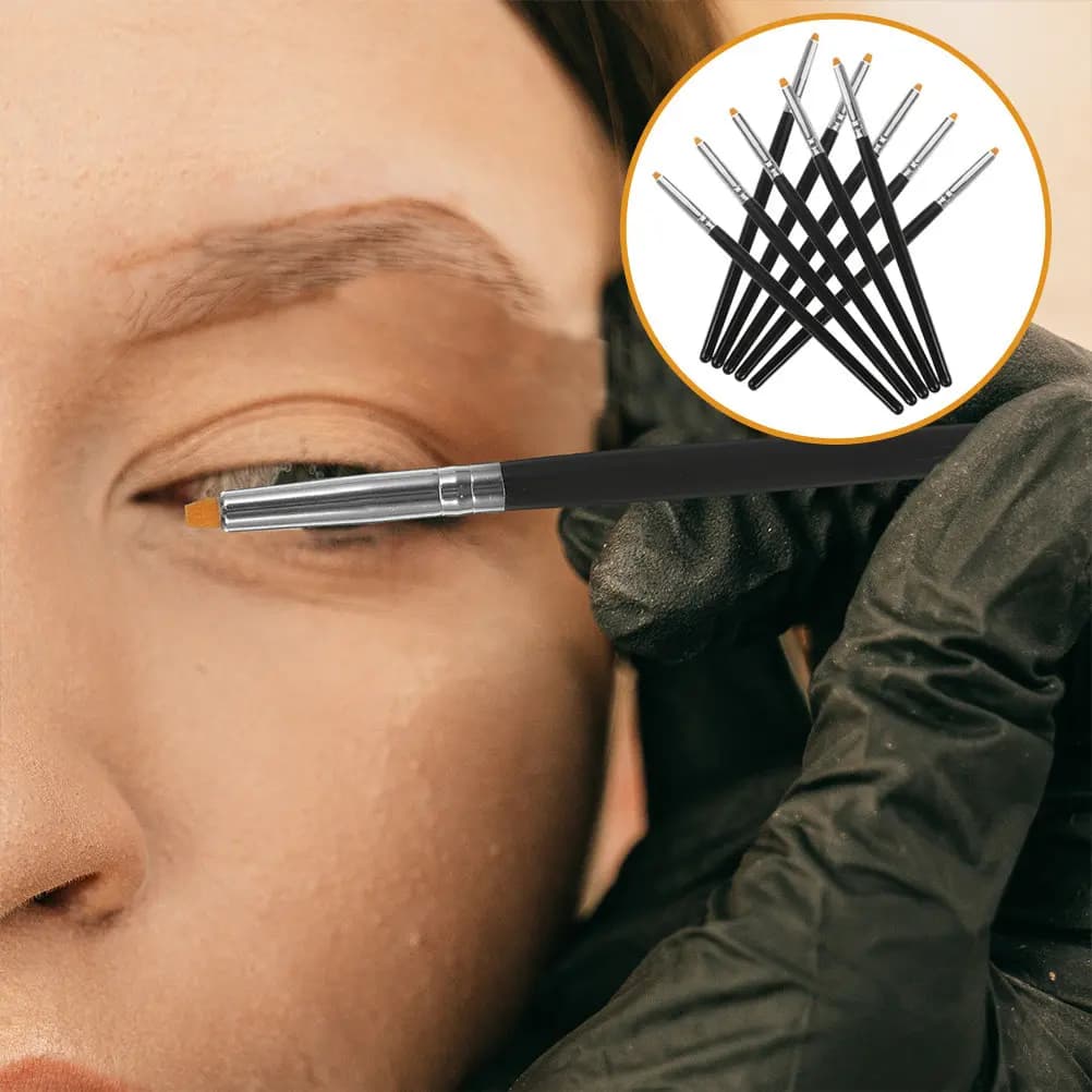 Set di 10 Spazzole per Ciglia, Bacchetta per Lifting Ciglia, Strumento di Trucco Portatile e Leggero per Arricciare le Ciglia Naturalmente, per Casa, Viaggio, Salone, Regalo Sicuro