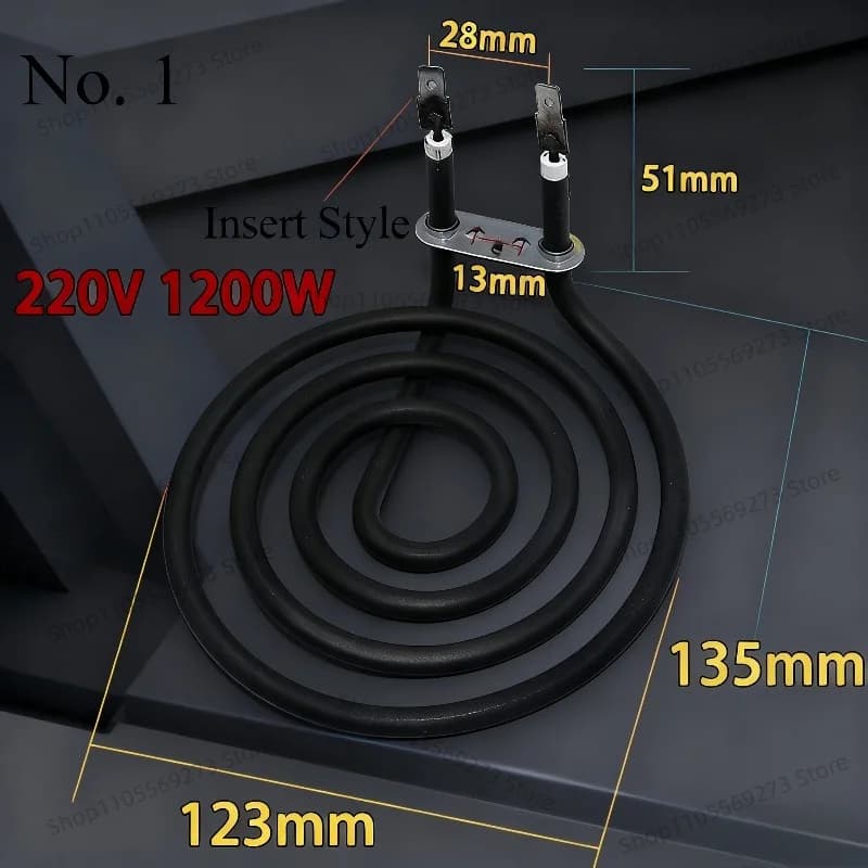 Adatto per friggitrici ad aria, elementi riscaldanti elettrici, vassoi per spirali antizanzare e accessori per anelli riscaldanti ad aria.