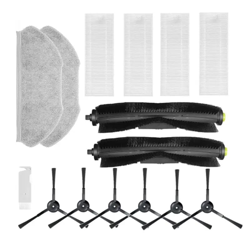 Spazzola principale ABLK, spazzola laterale, filtro Hepa, ricambi e accessori di ricambio per aspirapolvere robot Qihoo 360 S10 X100 Max