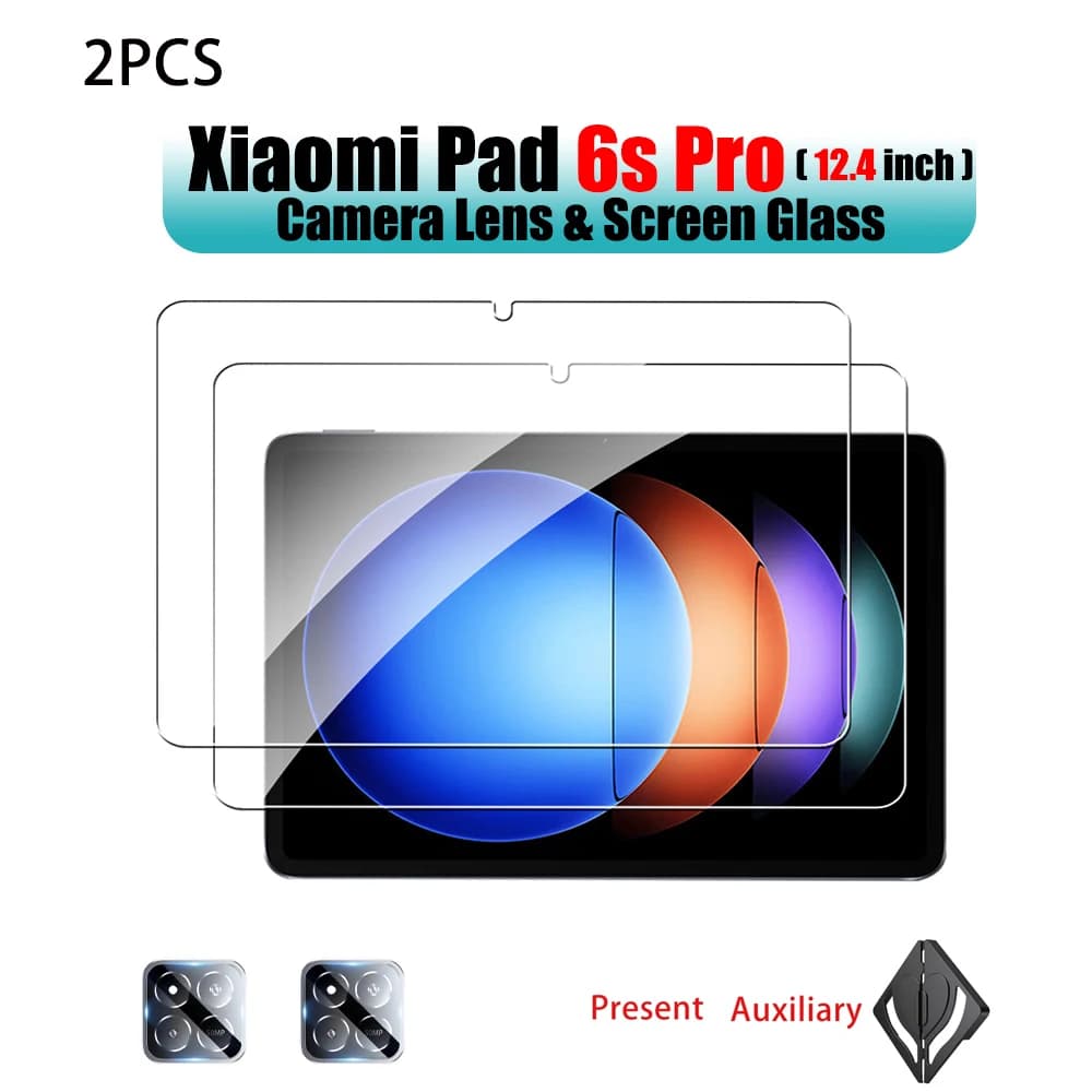 2 pezzi per Xiaomi Pad 7 Pro 11.2 6 6s Pro 12.4 protezione dello schermo in vetro temperato per Mi Pad 7 Pro 6 6s pellicola protettiva accessori