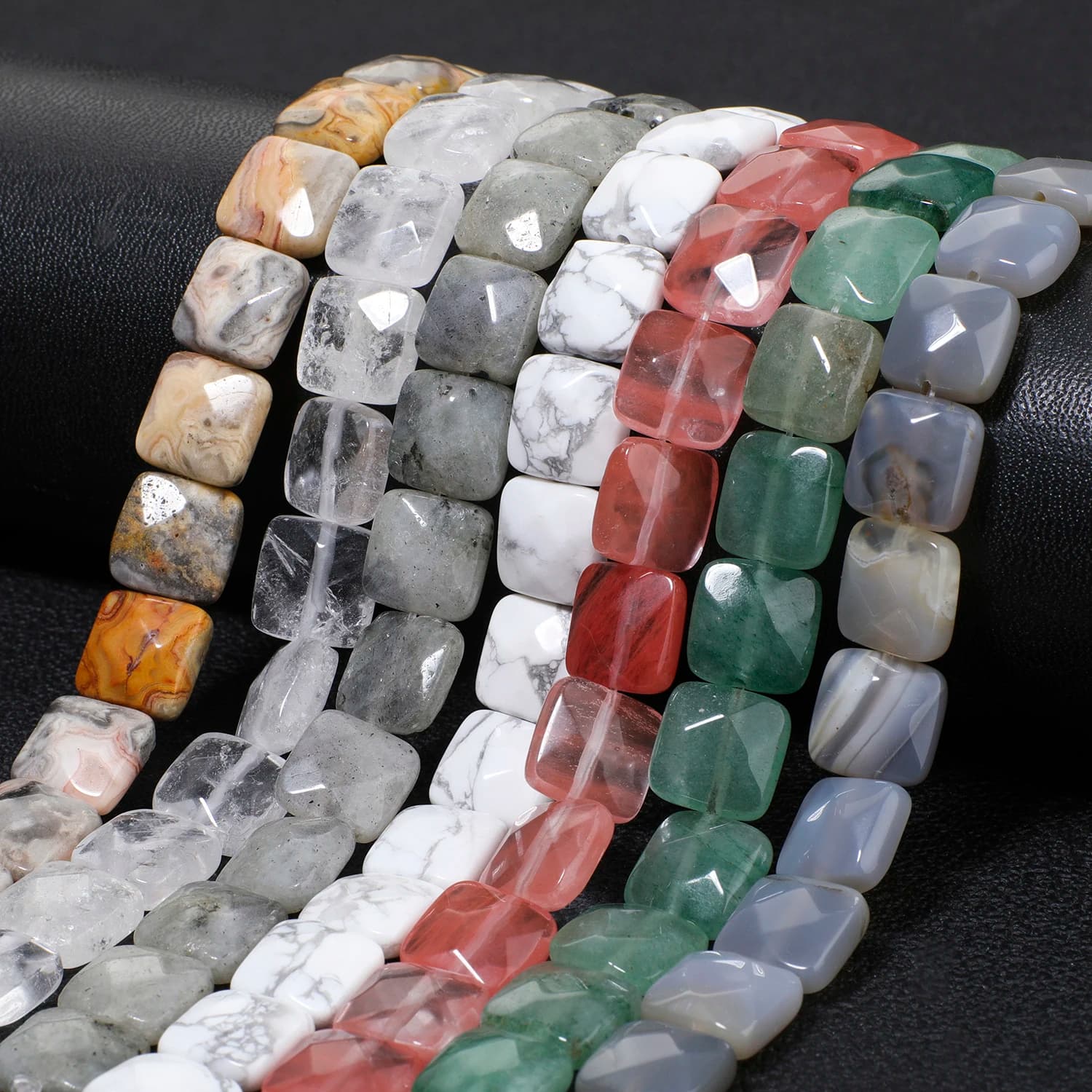 Faceted Snakeskin Blue Turquoise Sugilite Howlite Stone Beads Round Shape 2/3/4mm Charms Spacer Beads for DIY Bracelet Earrings