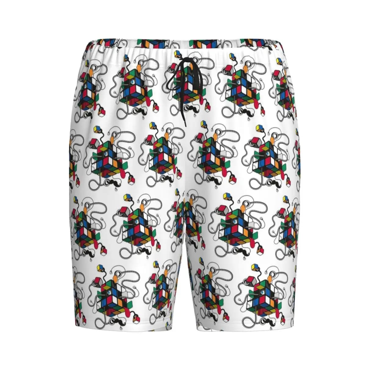 Pantaloncini personalizzati Rubix Rubiks Rubics, pantaloni da pigiama da uomo, pantaloni da notte, pantaloni da casa, pantaloni da notte