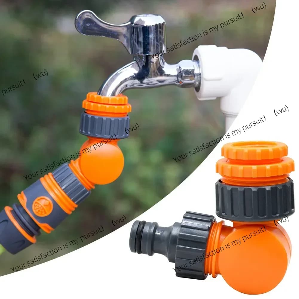 Garden Hose Connector, 1/2 Inch Faucet Adapter, Plastic Quick Connect Click-lock for Watering & Irrigation
