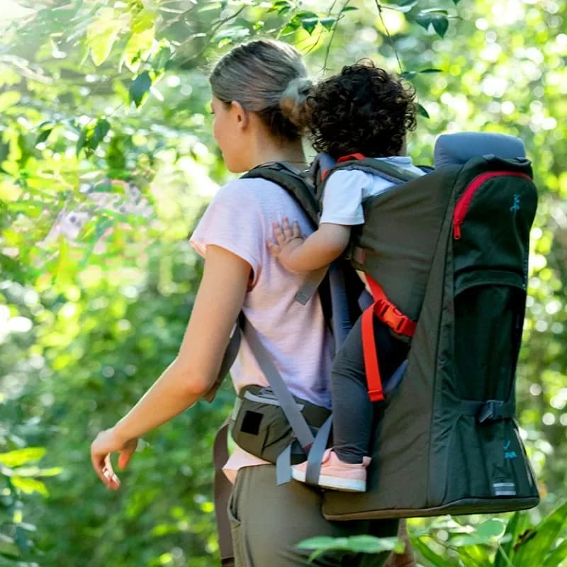 Cremagliera posteriore per bambini all'aperto, fascia per marsupio pieghevole dal Design leggero, marsupio per seggiolino per bambini da viaggio per bambini