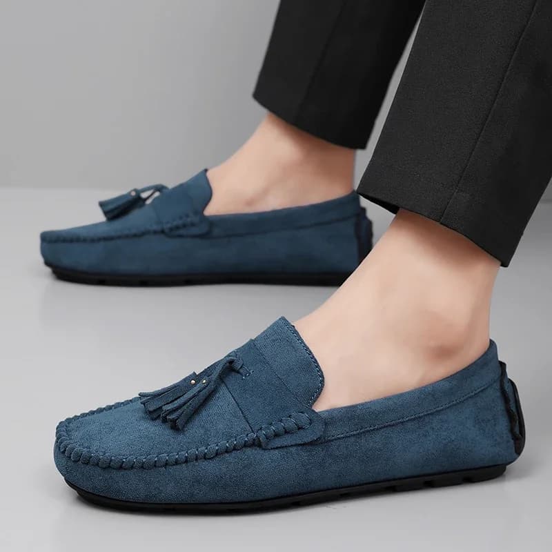Fashion Tassels Men's Casual Shoes Large Size 47 Loafers Man Slip-on Shoes Comfortable Non-slip Driving Shoes For Men Moccasins