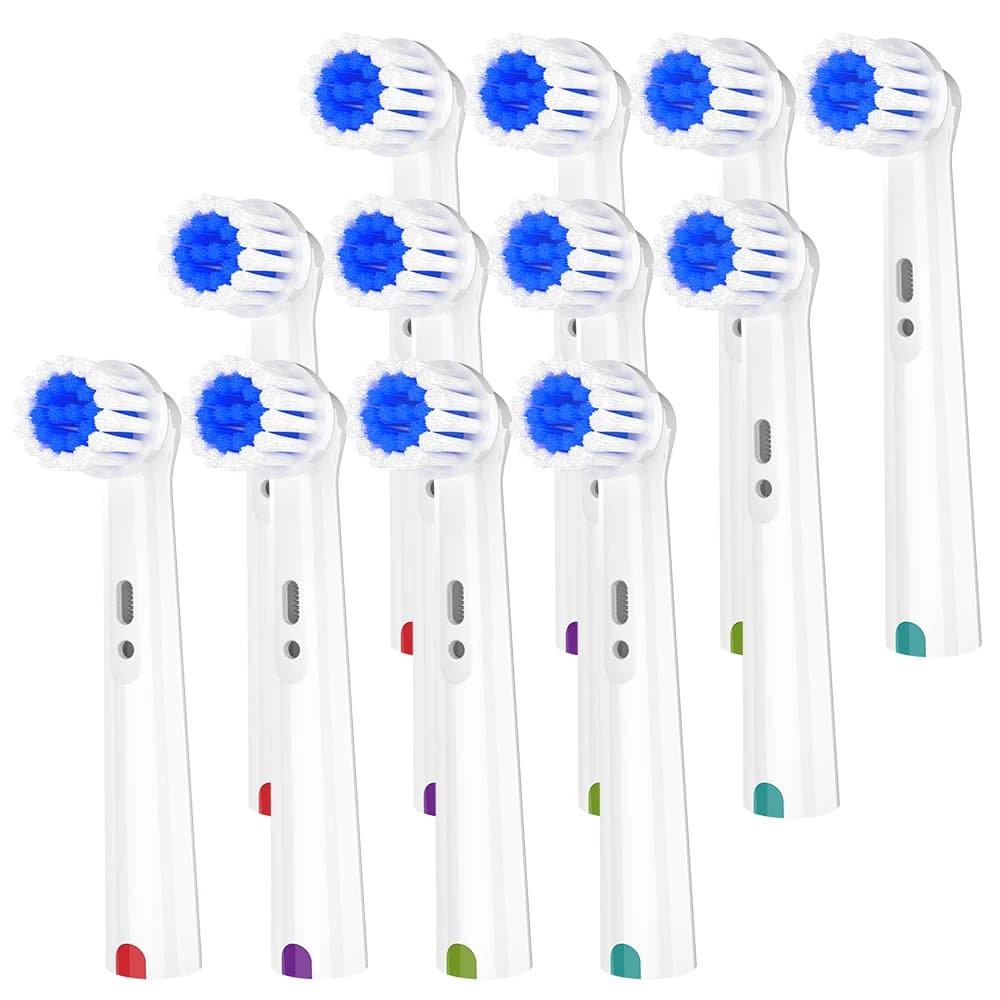 Testine per spazzolino Sensitive Care compatibili con spazzolino elettrico Oral B, testina di ricambio per OralB 1000 100 1500 500