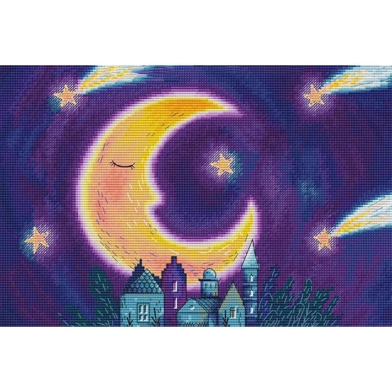 ZZ9841 Cross Stitch Set Cross-stitch Kit Embroidery Needlework Craft Package Cotton Fabric Floss Homfun Painting Animal Crossing