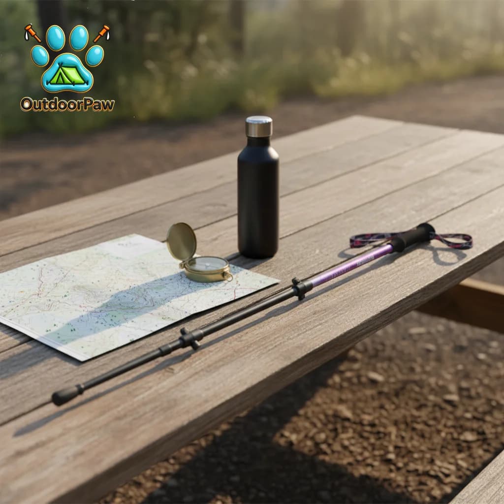 Lightweight carbon fiber trekking poles 3-section retractable non-slip trekking poles, suitable for outdoor hiking