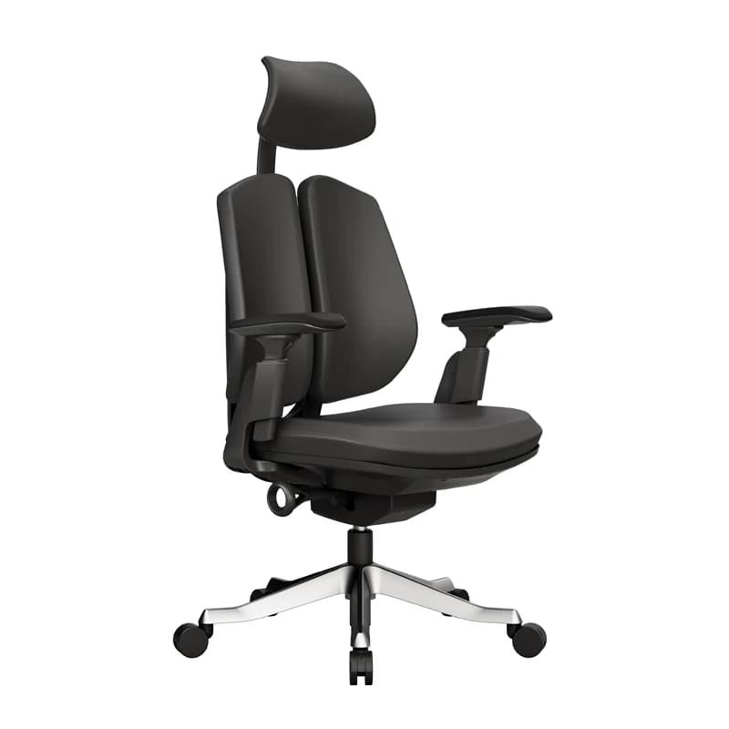 Fornitura in fabbrica Mobili per ufficio Sedia da gioco regolabile A92 Sedia da ufficio con doppio schienale Sedia ergonomica in PU di nuovo design