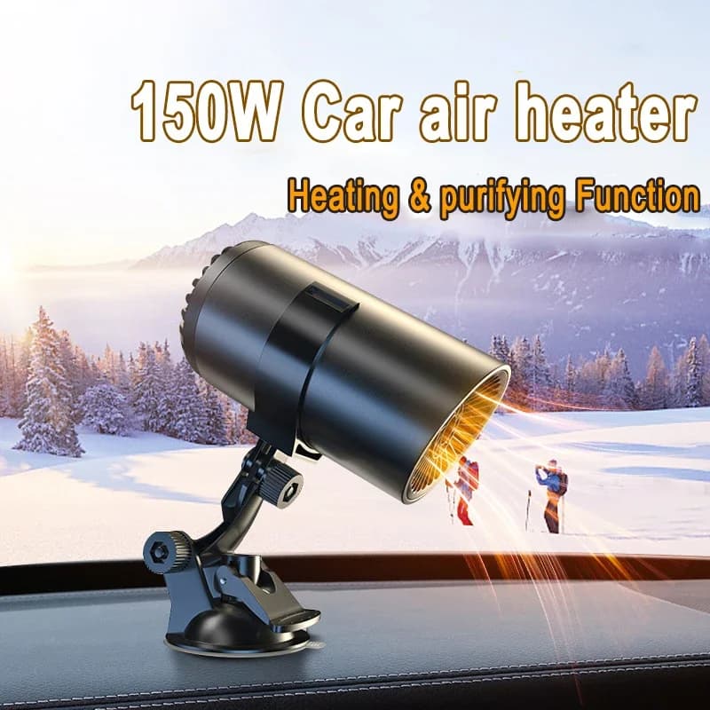 12V 150W riscaldatore ad aria universale per auto pulizia del parabrezza sbrinatore antiappannamento ventola di riscaldamento invernale riscaldamento rapido mantenere l'aria calda