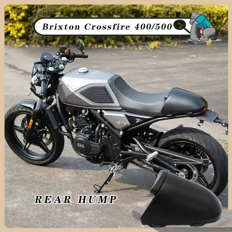 Cuscino per sedile passeggero posteriore personalizzato per moto Brixton Crossfire 500 400 GK500 GK400, copertura coda posteriore