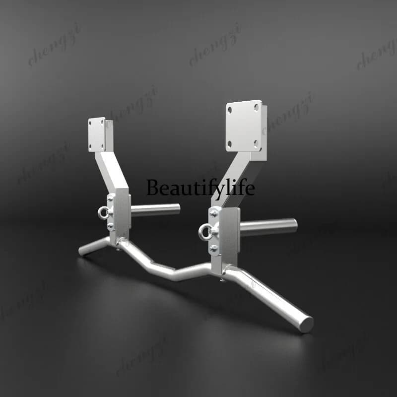 Stainless steel indoor beam side-mounted multi-position pull-up horizontal bar wall-mounted fitness equipment