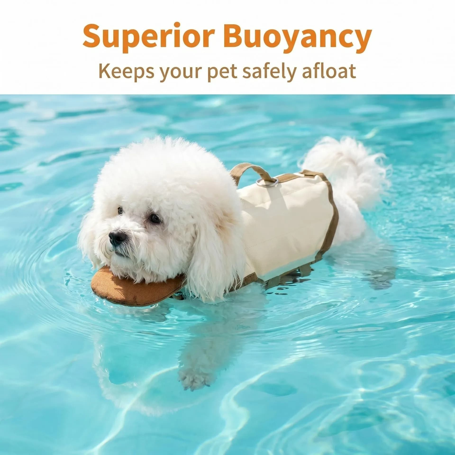 Dog Life Vest Small Medium Dogs Buoyancy Pet Swimming Jacket Auxiliary Swim Waterproof Oxford Fabric D Ring Handle