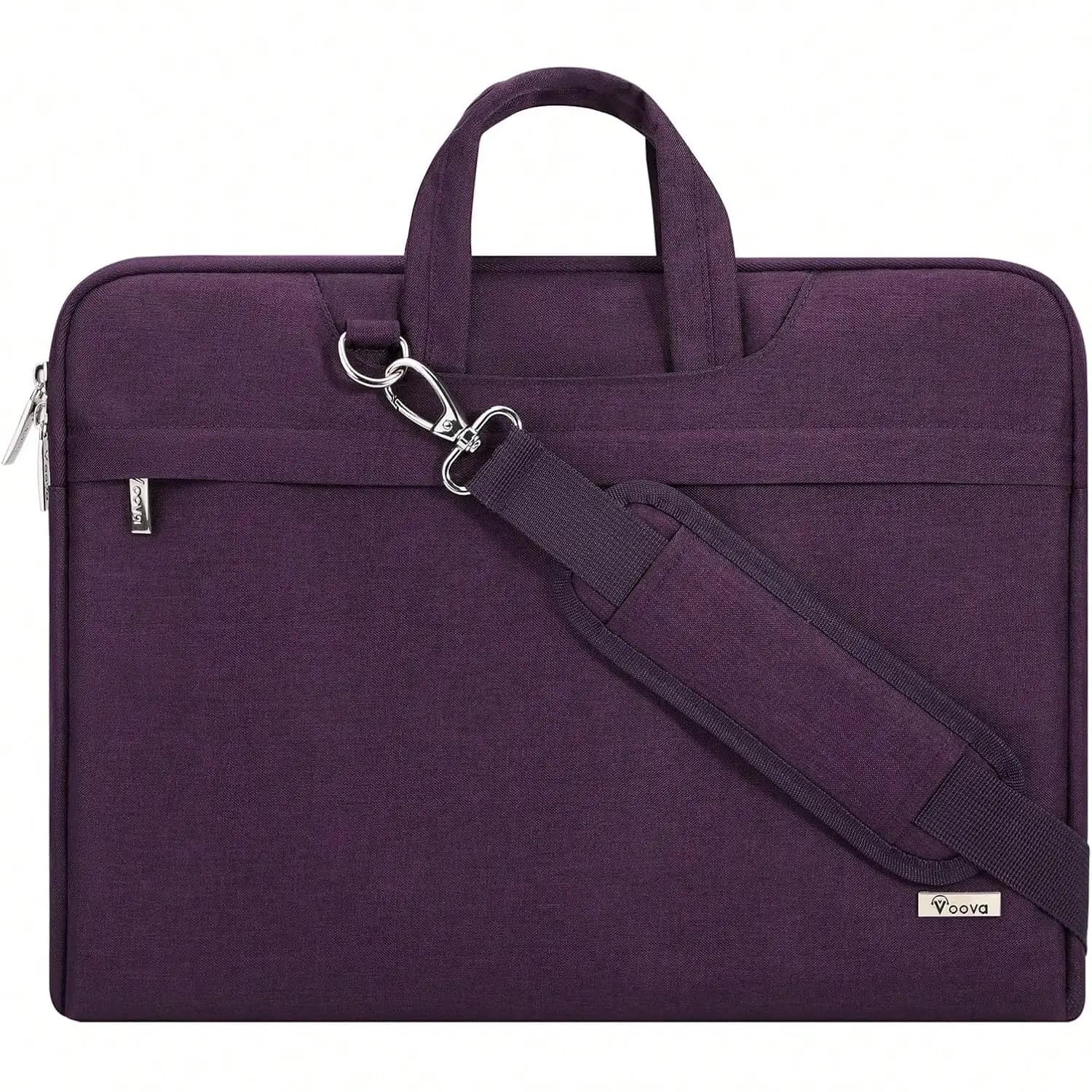 Borsa porta PC impermeabile da 13-17 pollici, sottile, con tracolla regolabile, per ufficio, viaggi e lavoro.